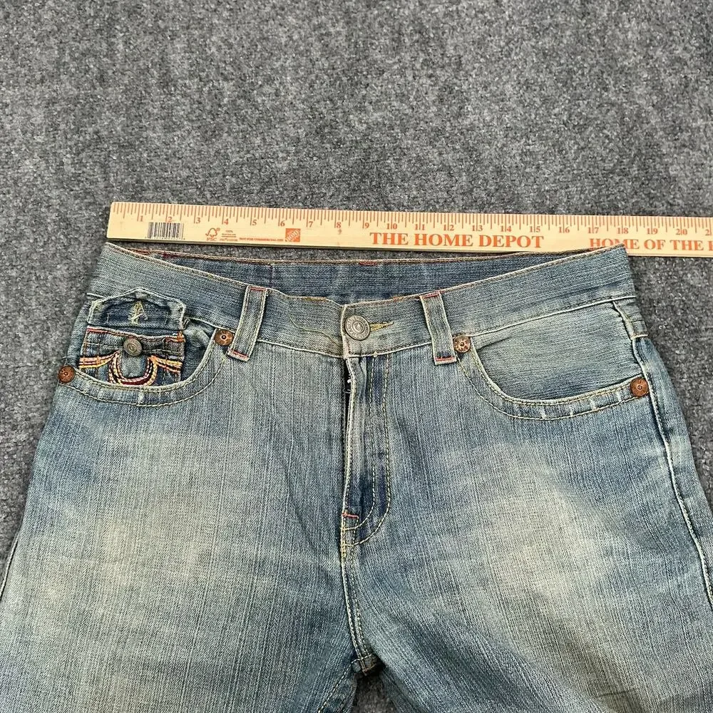 True Religion Y2K Embroidered Back Pocket Bootcut Mens 36x33
